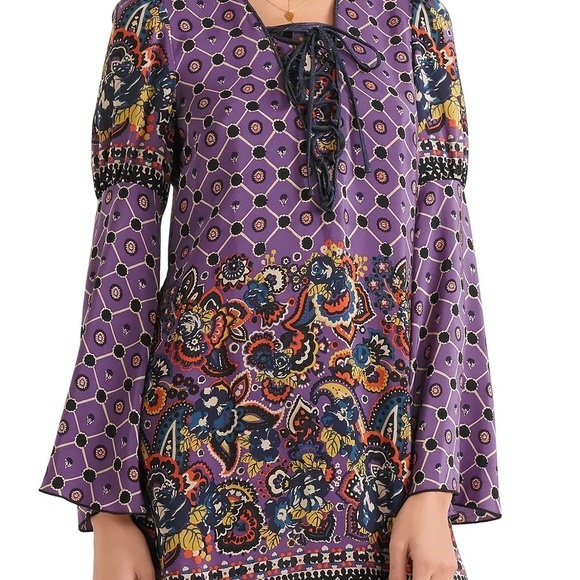 ANNA SUI

Printed silk crepe de chine mini dress - Picture 3 of 3